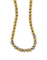 Necklace Woman in Yellow Gold Diamante 0.62 Ct GIRBRCT0.62
